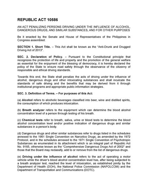 republic act 10586|Republic Act No. 10586 .